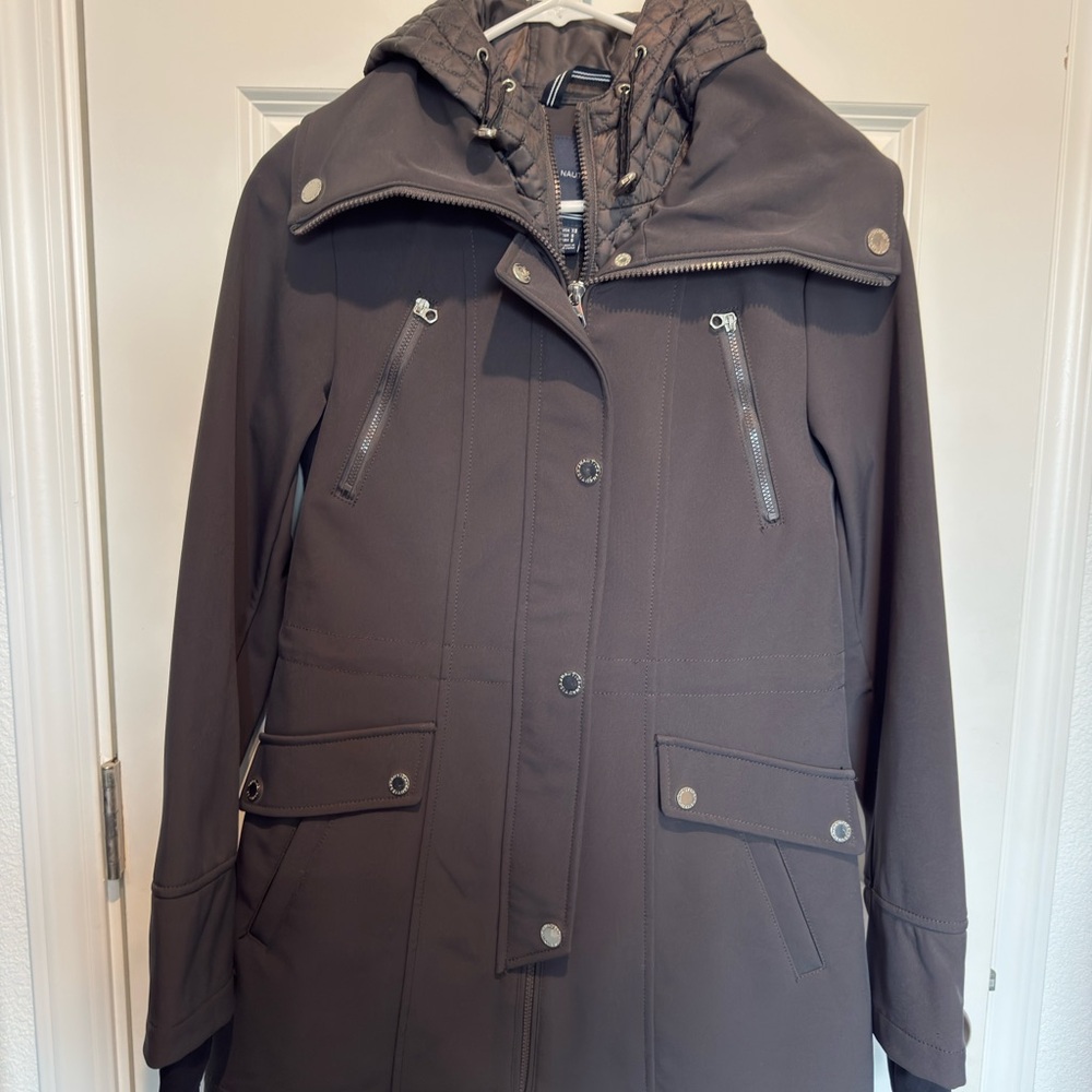 Women's Grey Hooded Jacket